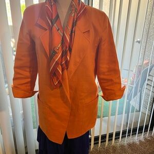 Ellen Tracy Orange Blazer